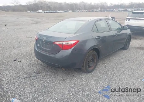 2014 Toyota Corolla L из США, поврежденный, VIN 5YFBURHE9EP138442